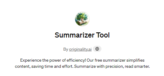 Summarizer Tool